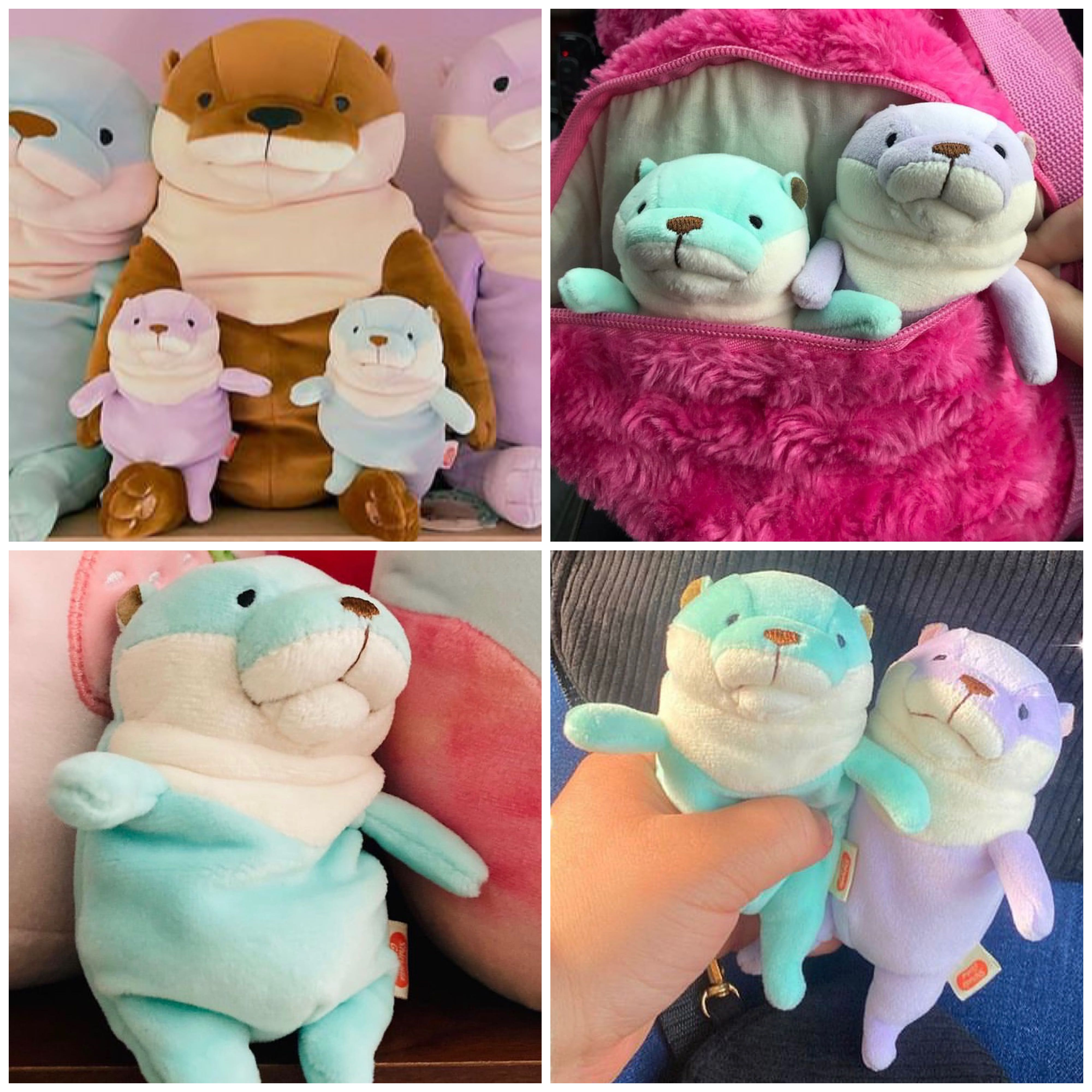 Japan otter/bunny plushie tiktok plush soft toy squishy miniso rabbit