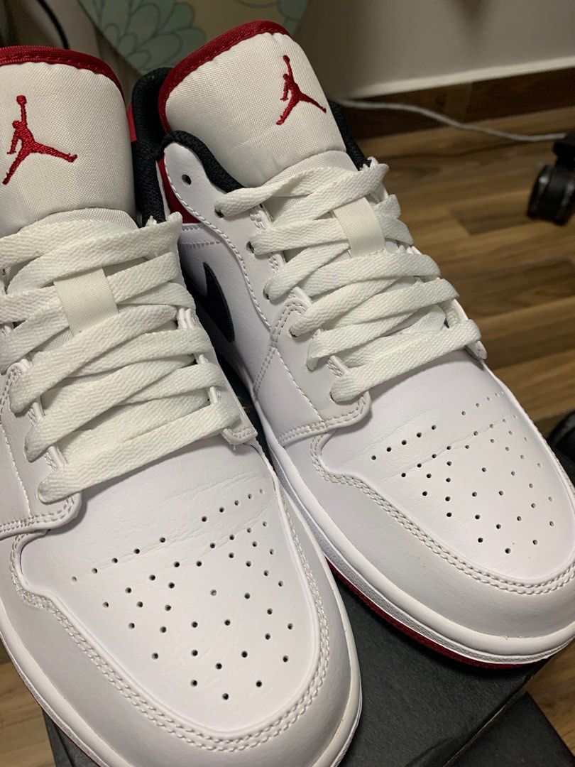 university red jordan 1 low