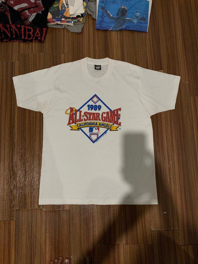 New 1989 Mlb All Star Game Shirt California Angels Shirt80s 