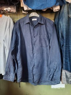 Kemeja Linen Uniqlo