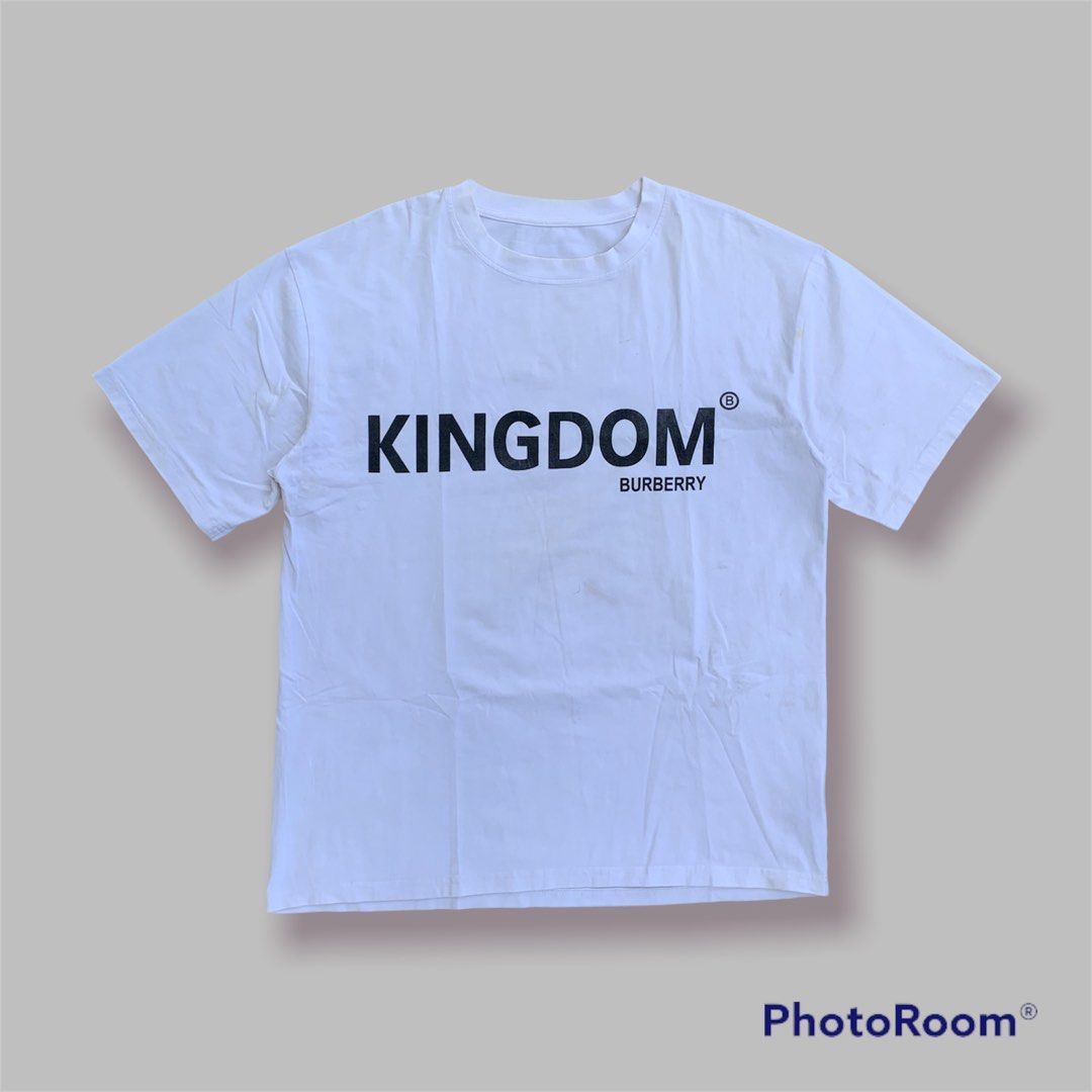 Kingdom Burberry T-shirt, Luxury, Apparel on Carousell