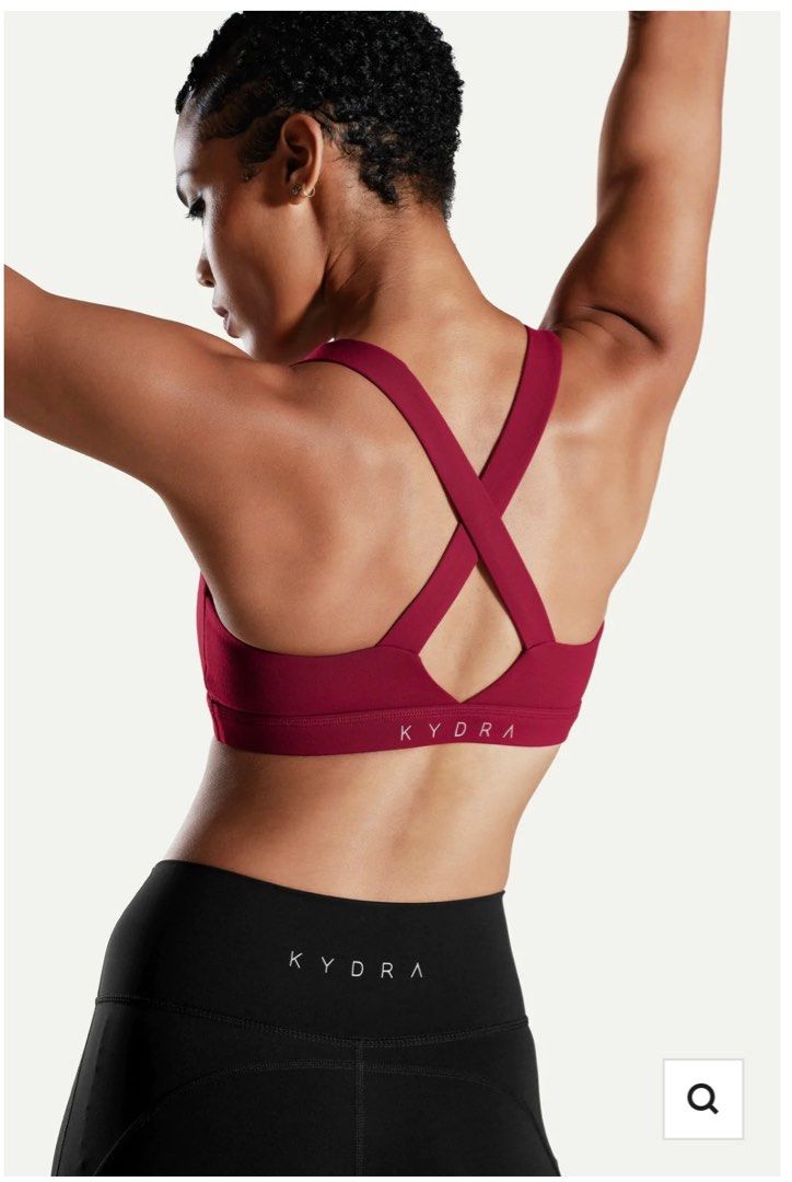 Kydra Dakota Bra in Carmine, Women's Fashion, Activewear on Carousell