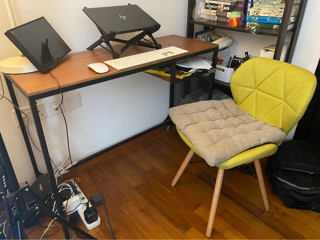 Laptop desk and chair, Furniture & Home Living, Furniture, Tables