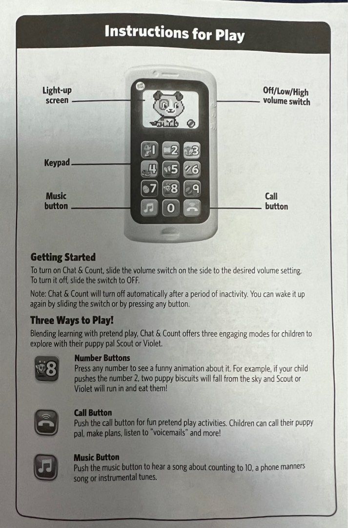 LeapFrog Chat And Count Smart Phone, Hobbies & Toys, Toys & Games on