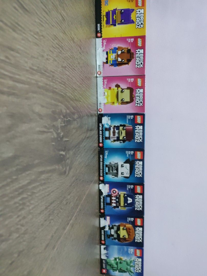 Lego brick heads, Hobbies & Toys, Toys & Games on Carousell