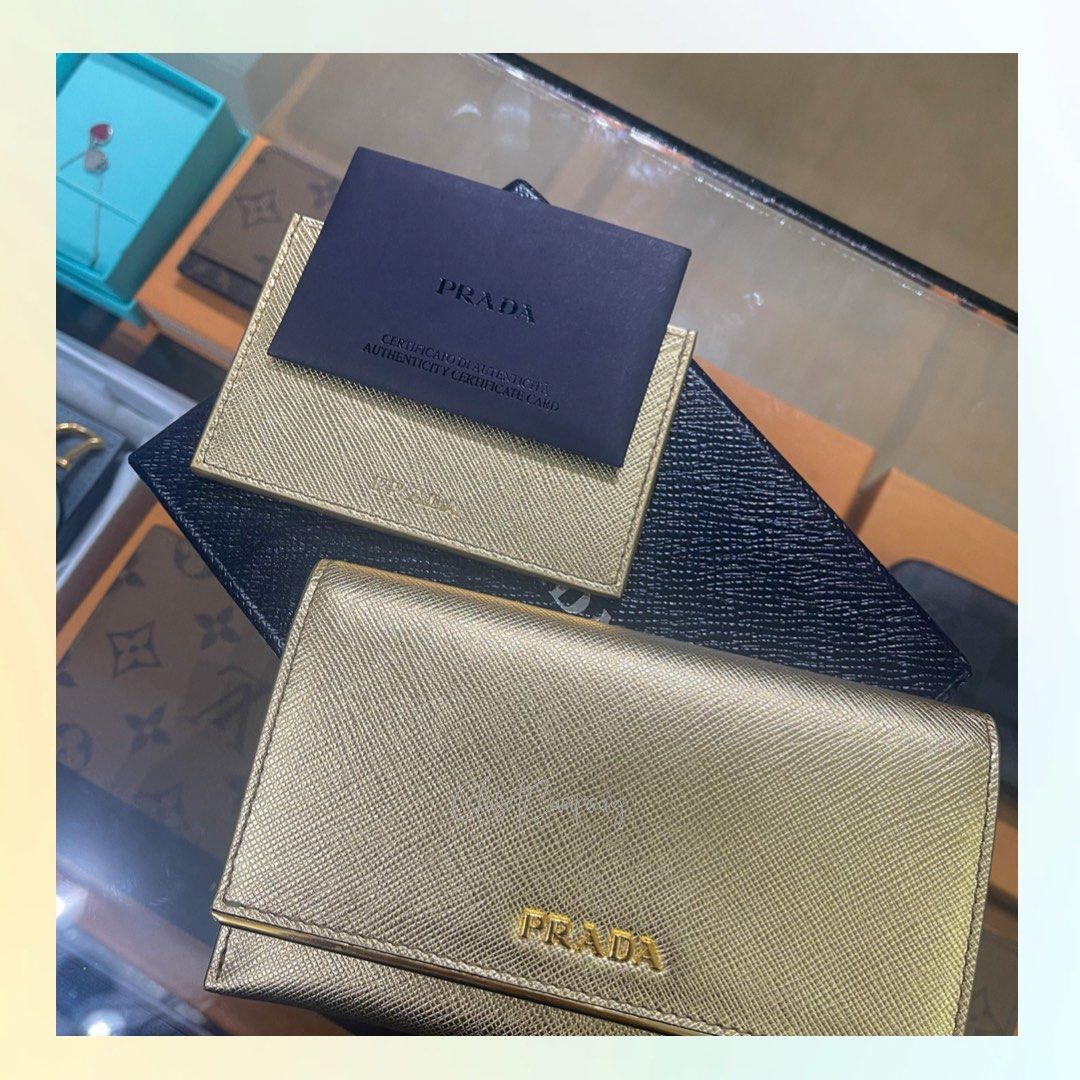 Prada slim best sale wallet