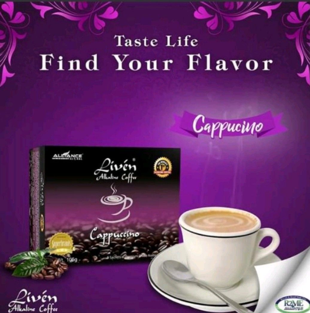 Liven Alkaline Coffee (Original/Latte/Cappuccino) 5 Sachets, Food
