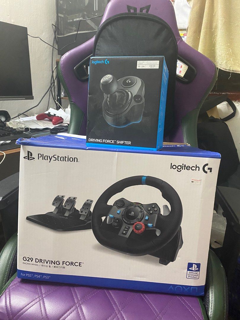 Logitech G29 + Shifter, Video Gaming, Gaming Accessories, Controllers