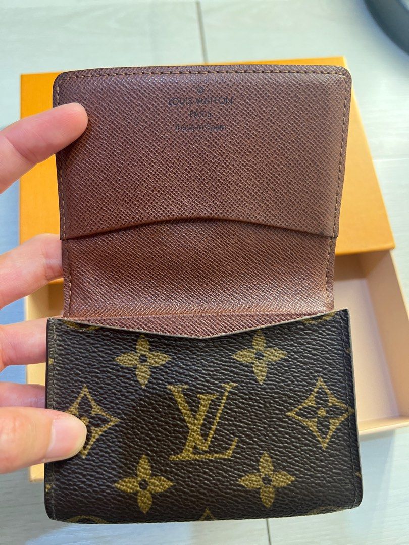 Louis Vuitton Business Card Holder personalised with my initials