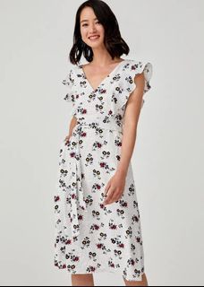 Love Bonito White Floral Dress (S Size)
