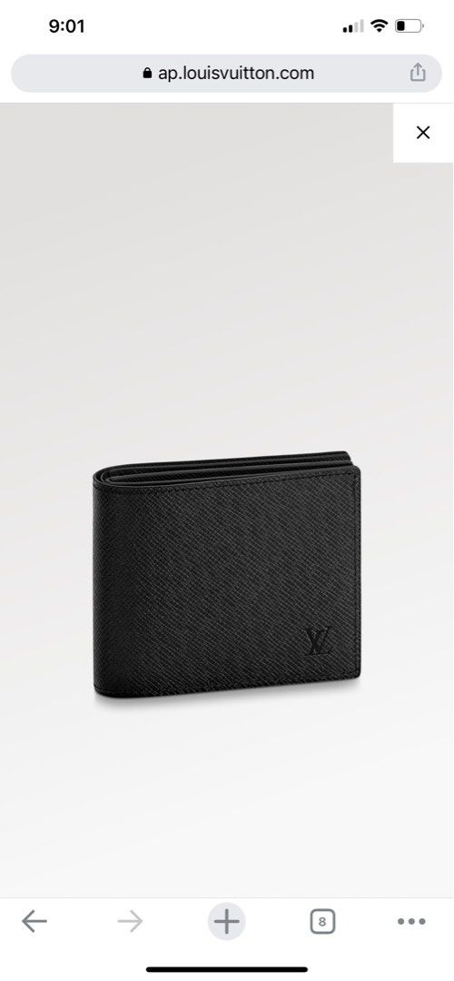 Amerigo Wallet Taiga Leather - Personalisation M62045