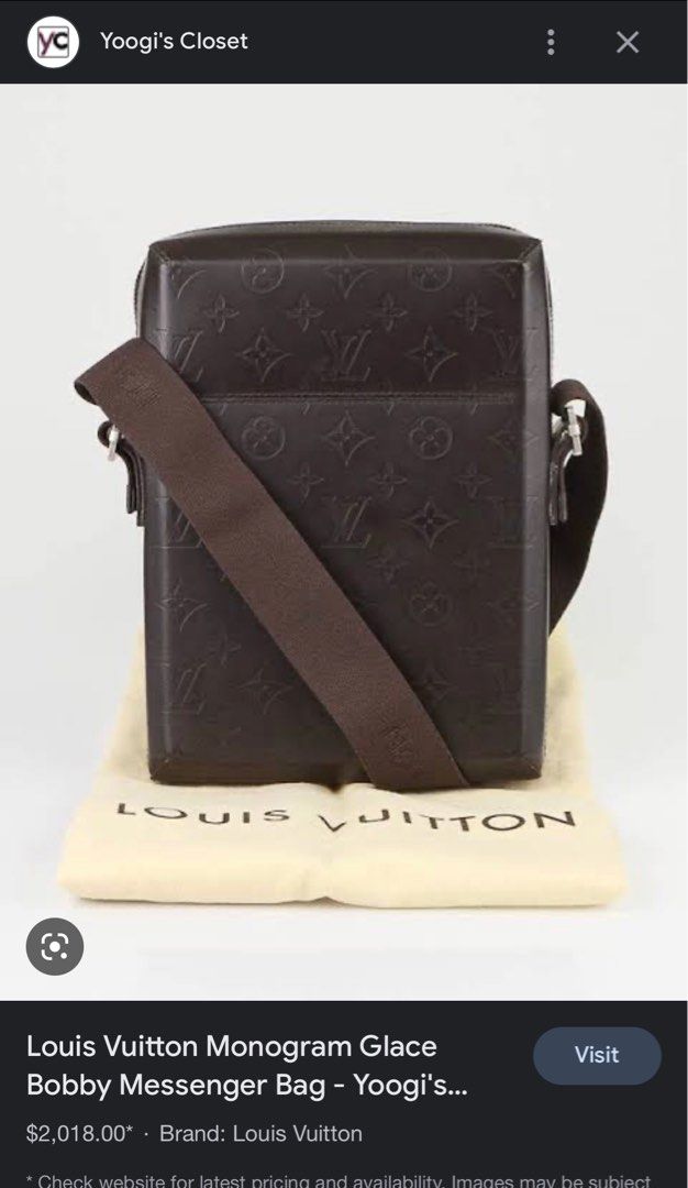 Louis Vuitton Brown Nylon Adjustable Shoulder Strap - Yoogi's Closet