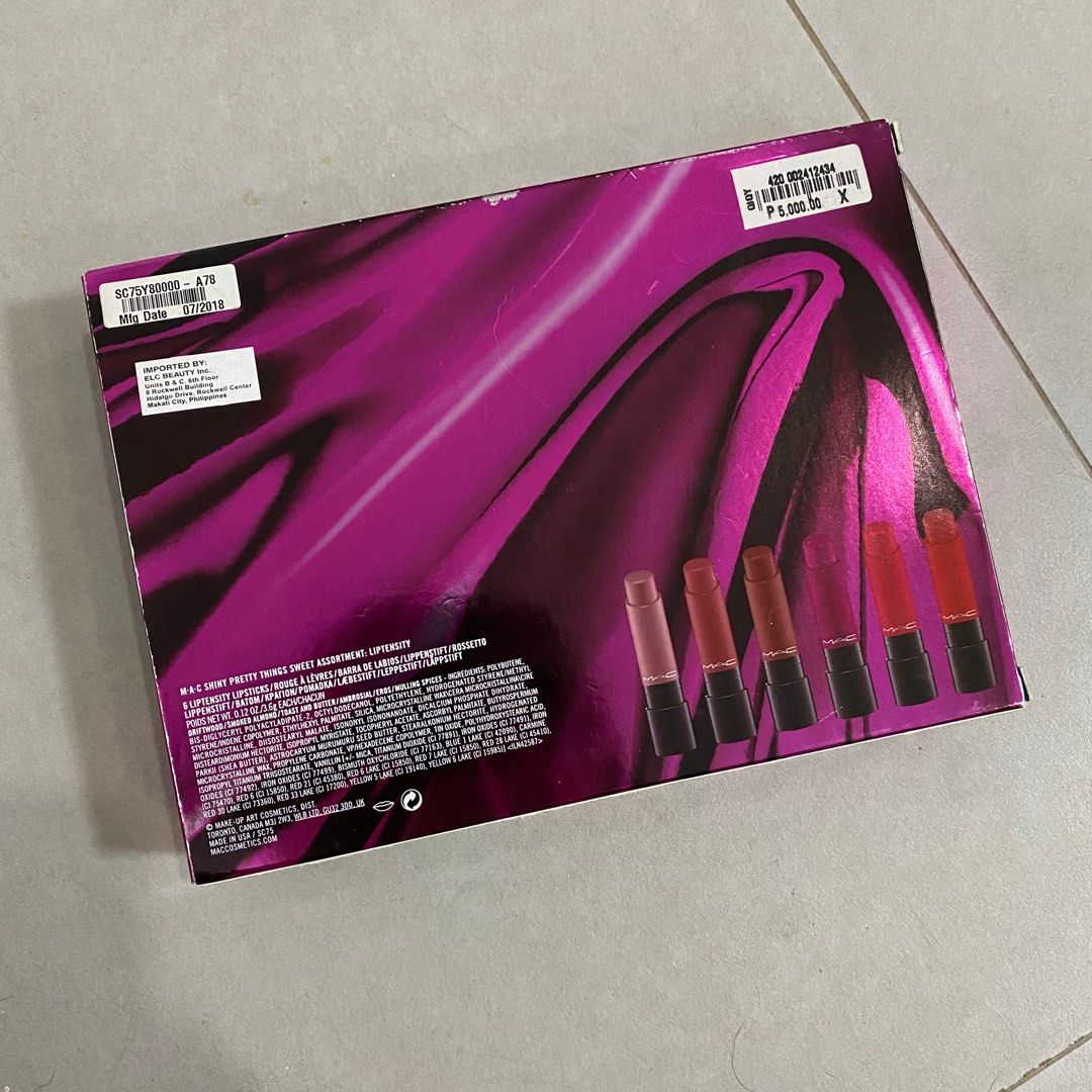 MAC Cosmetics Lipstick (Category: Makeup) located in Manila. Submitted by paoweezyy (Listing ID 1195959130, Image 3). Description: MFG DATE 07/2018.