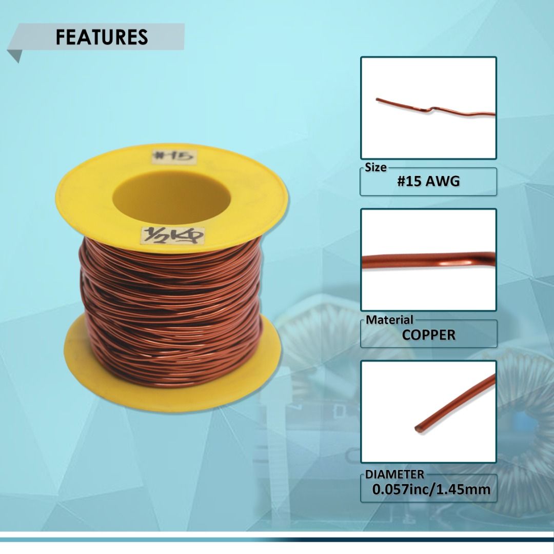 WIRES 15 AWG 0.057", QUALILINE PURE COPPER, BEST FOR