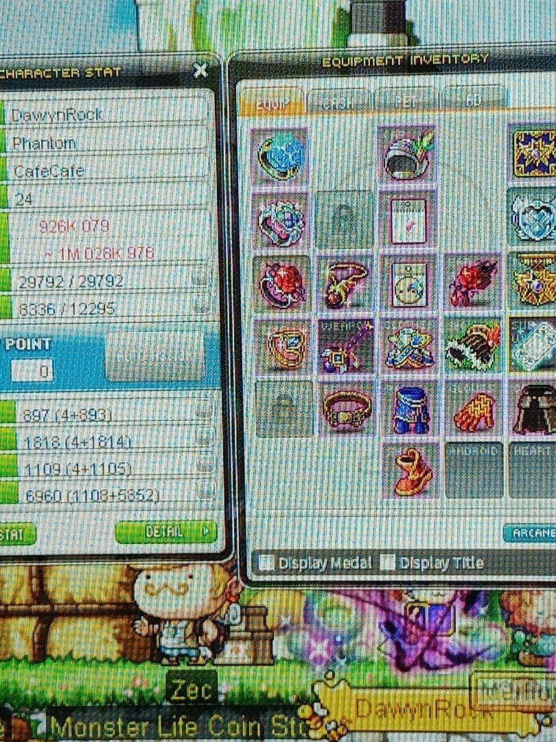 Maplesea phantom218 (Category: In-Game Products) located in Singapore. Submitted by theonirock (Listing ID 1195977856, Image 2). Description: whole account with equips links skill provided pls contact pm.