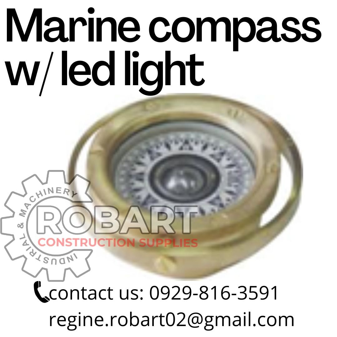 Marine compass w/ led light, Commercial & Industrial, Construction ...