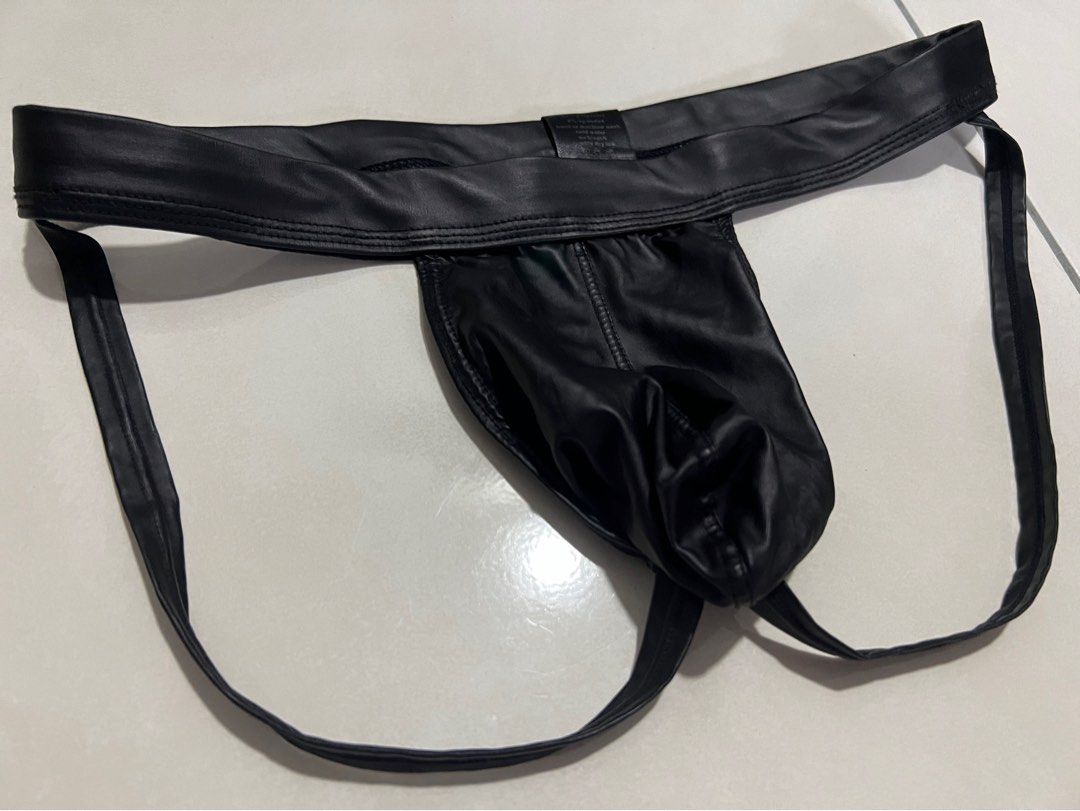 Leather Jockstrap Underwear For Men