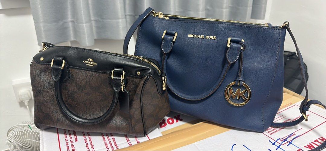 Great day for purses at the bins 2 Michael Kors and one Coach bag Not  sure if authentic or not but great quality with minimal wear   rThriftStoreHauls