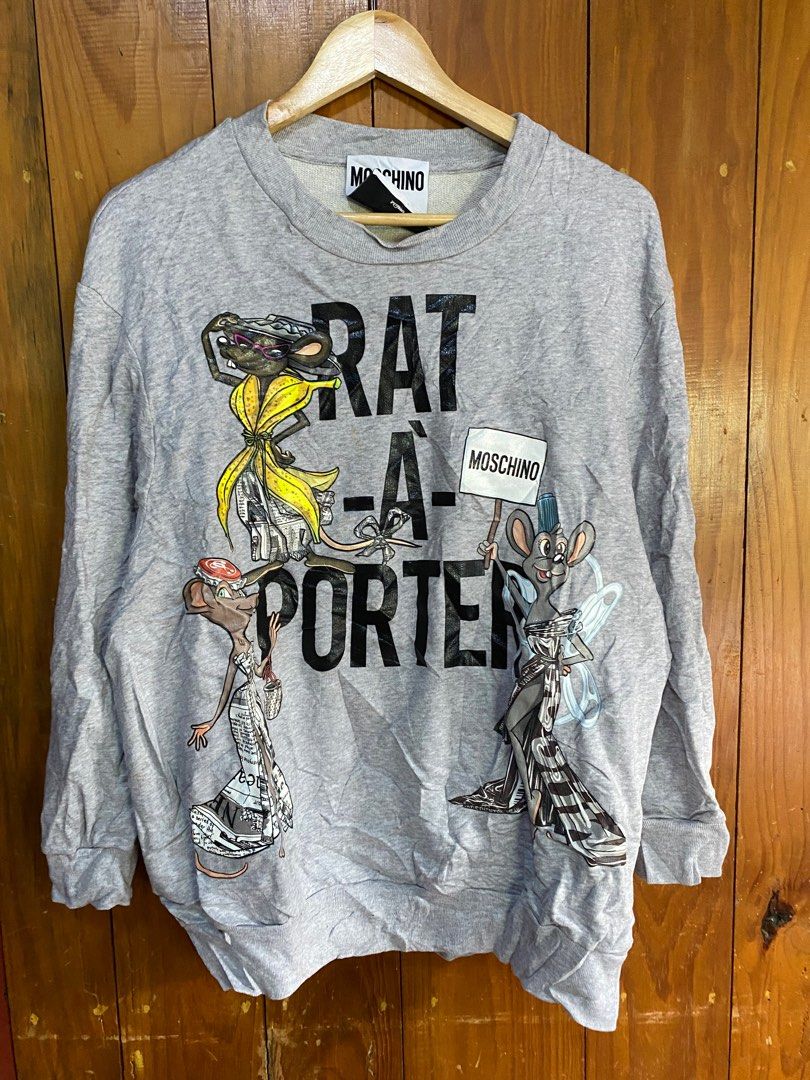 Moschino rat a porter sweatshirt hot sale