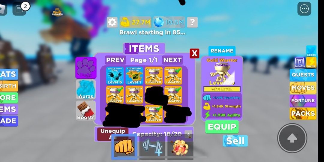 Muscle legends pets, Video Gaming, Gaming Accessories, InGame Products