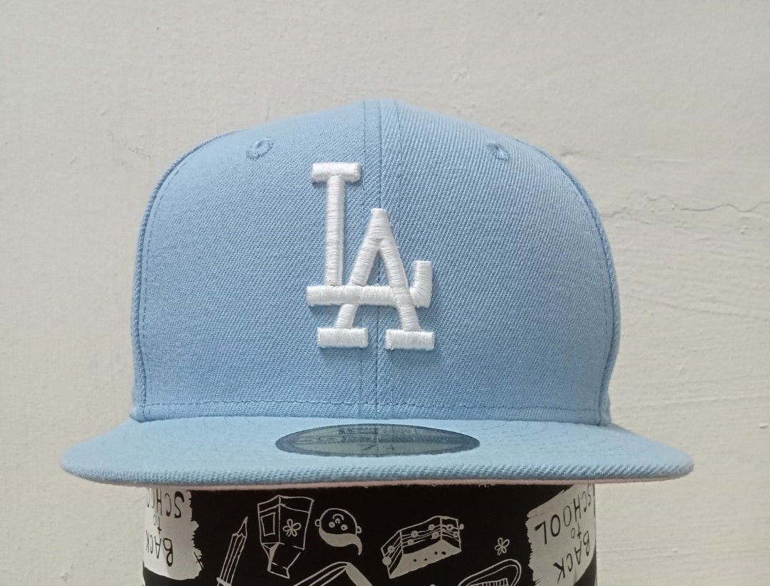 Los Angeles Dodgers Cotton Candy Pink Brim New Era Fitted Hat