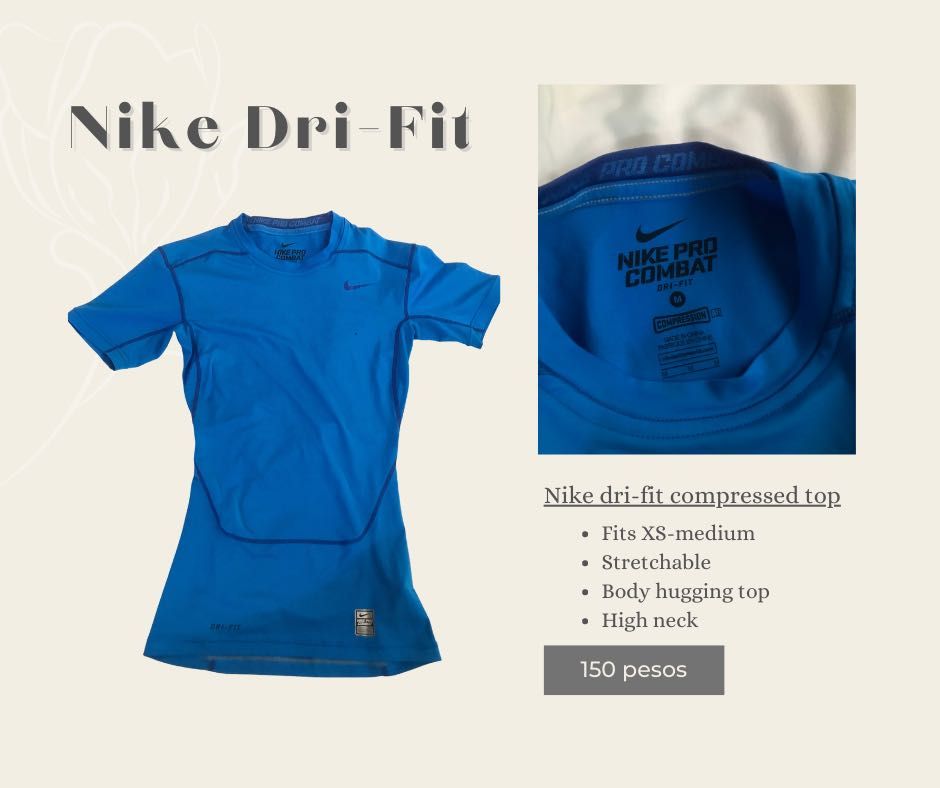 dri fit compression shirts women's
