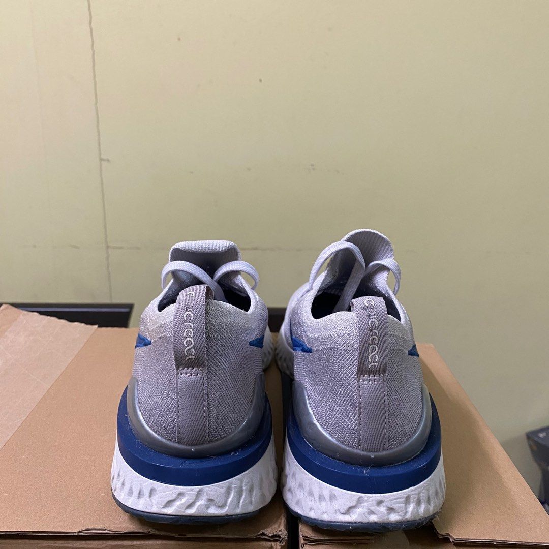 Epic react flyknit 2 vast new arrivals grey blue  and  atmosphere