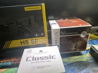 Noctua NH-L12S and Corsair H5 SF Low Profile ITX Coolers