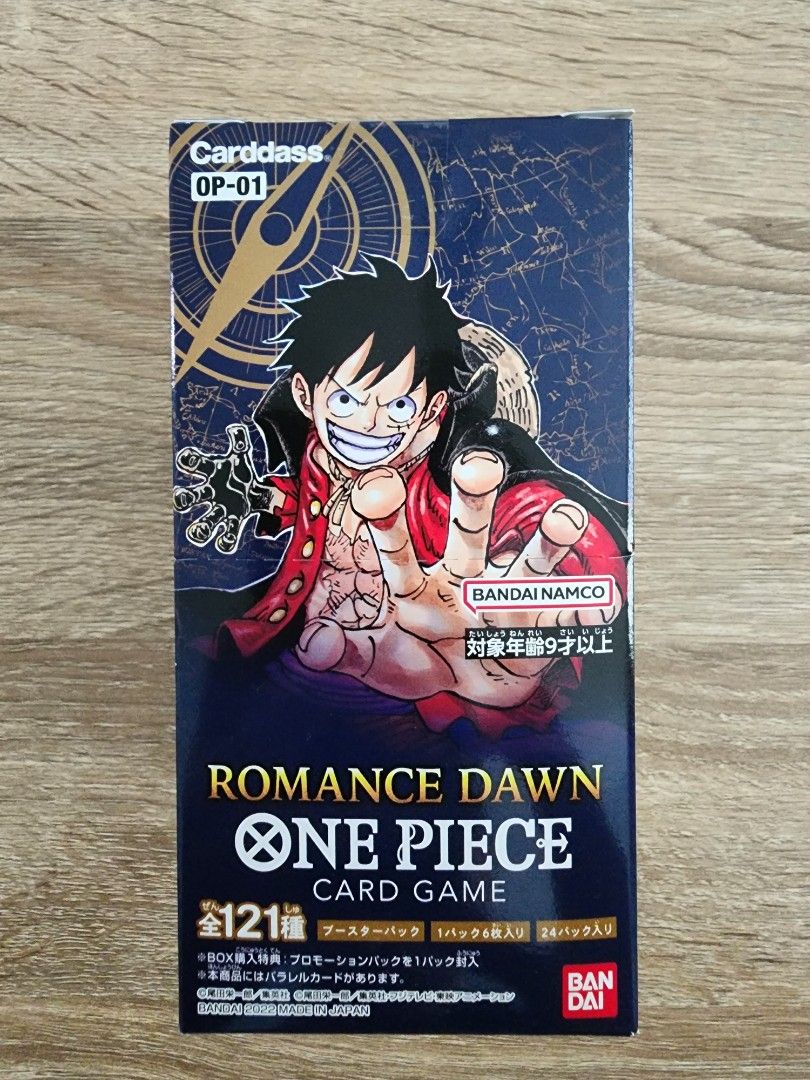 One Piece Card Game Romance Dawn OP01 Booster Box, Hobbies & Toys, Toys & Games on Carousell