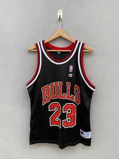 100% Authentic Michael Jordan Vintage Champion 95 96 Bulls Jersey 44 L pro  cut