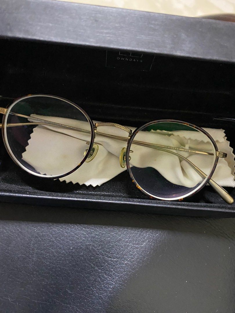 Owndays vintage round spectacle frame, Men's Fashion, Watches