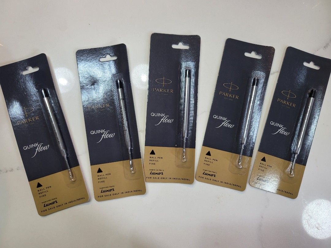 Parker Pen Refill Fine Quink Flow, Hobbies & Toys, Stationery & Craft, Other Stationery & Craft