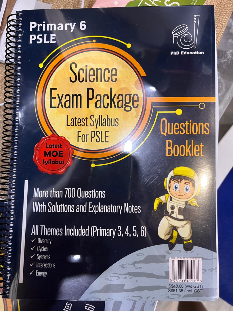 PhD Education , PSLE Science Exam Package, Hobbies & Toys, Books