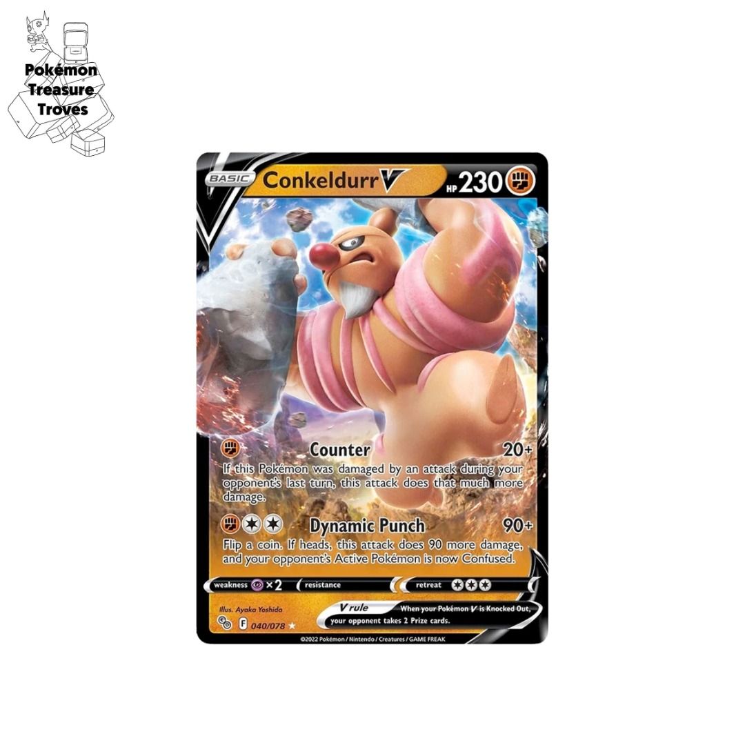 conkeldurr v pokemon card value Amazon.com: Conkeldurr V 074/078 - Pokemon Go - Alternate Art main image 0