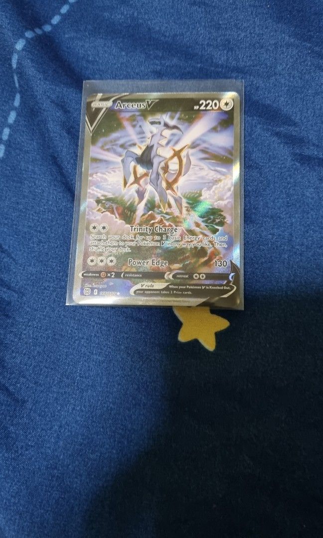 Pokemon TCG Brilliant Stars Arceus v Alternate Art AA, Hobbies & Toys, Toys  & Games on Carousell