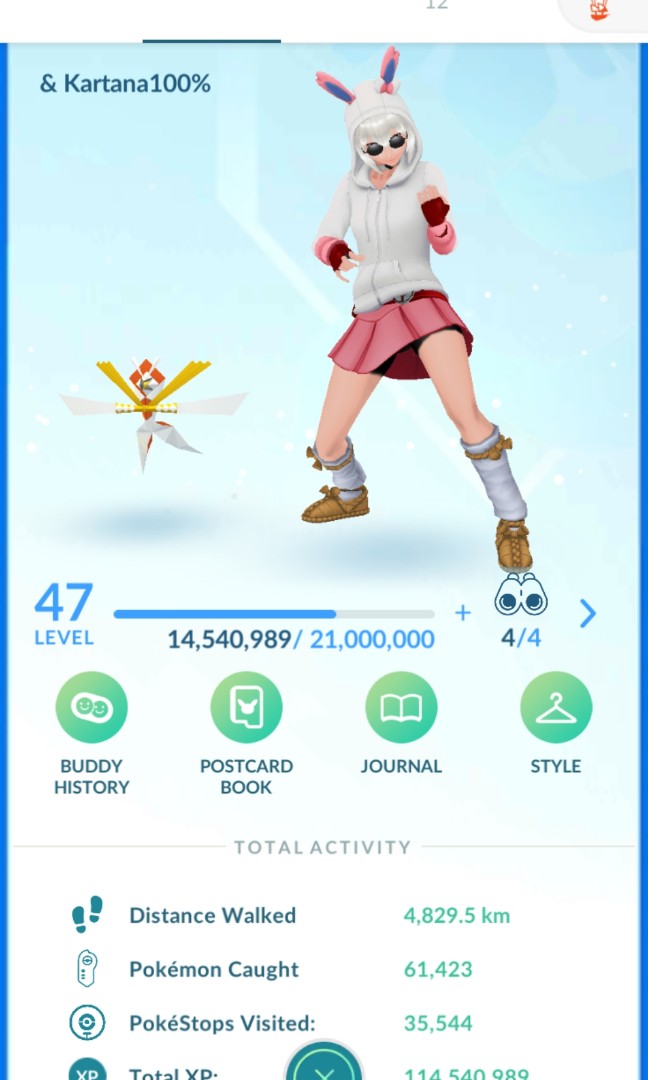 Reached Level 46 and Level 47 in Pokémon GO — Steemit