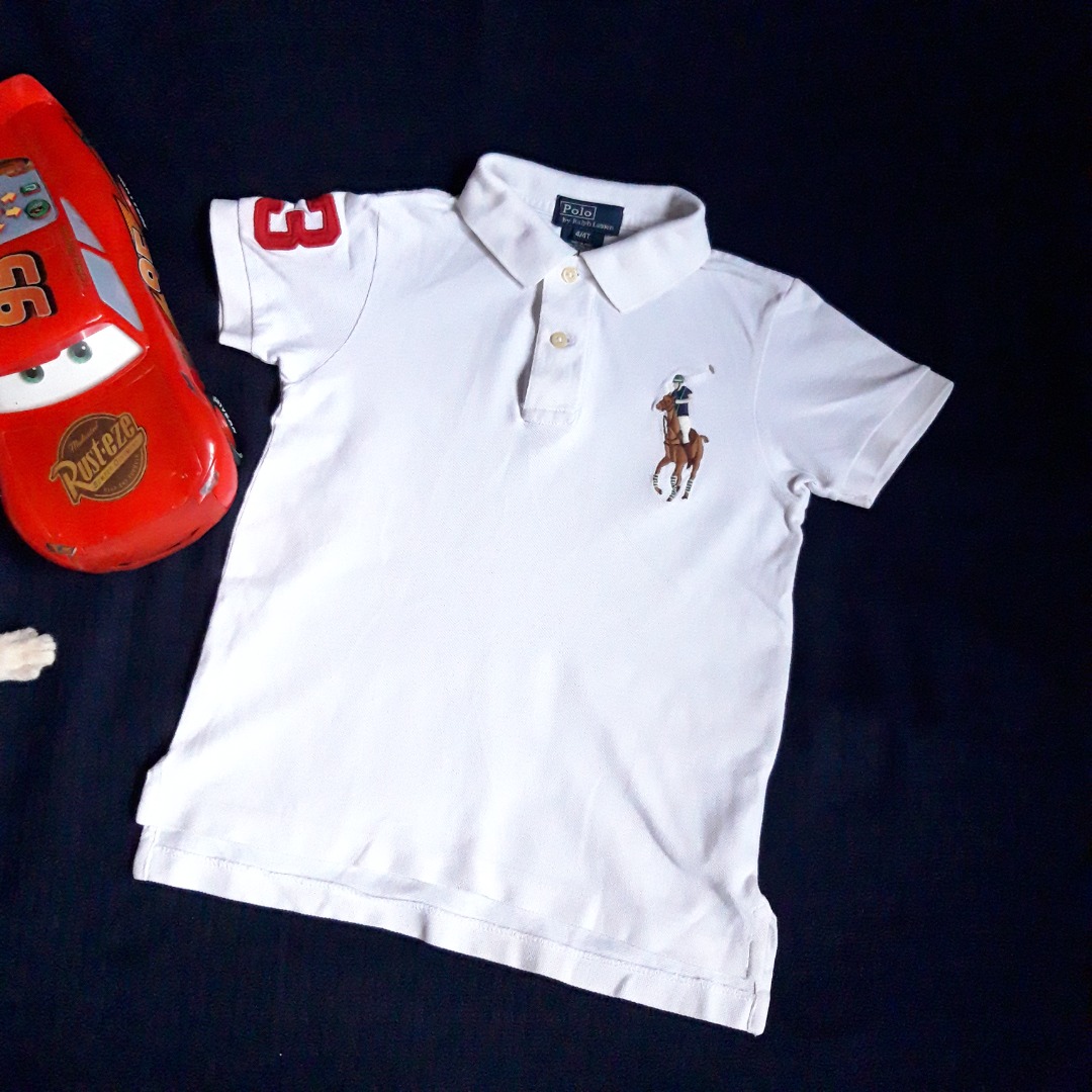 POLO by RALPH LAUREN POLO SHIRT☆4T in Size, Babies & Kids, Babies & Kids  Fashion on Carousell