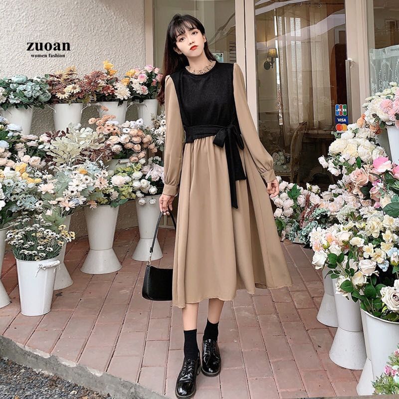 Korean vintage dress hot sale