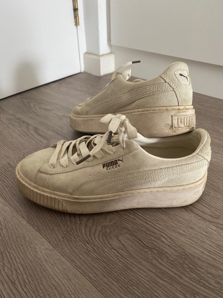 Puma suede platform sneakers Women s Fashion Footwear Sneakers