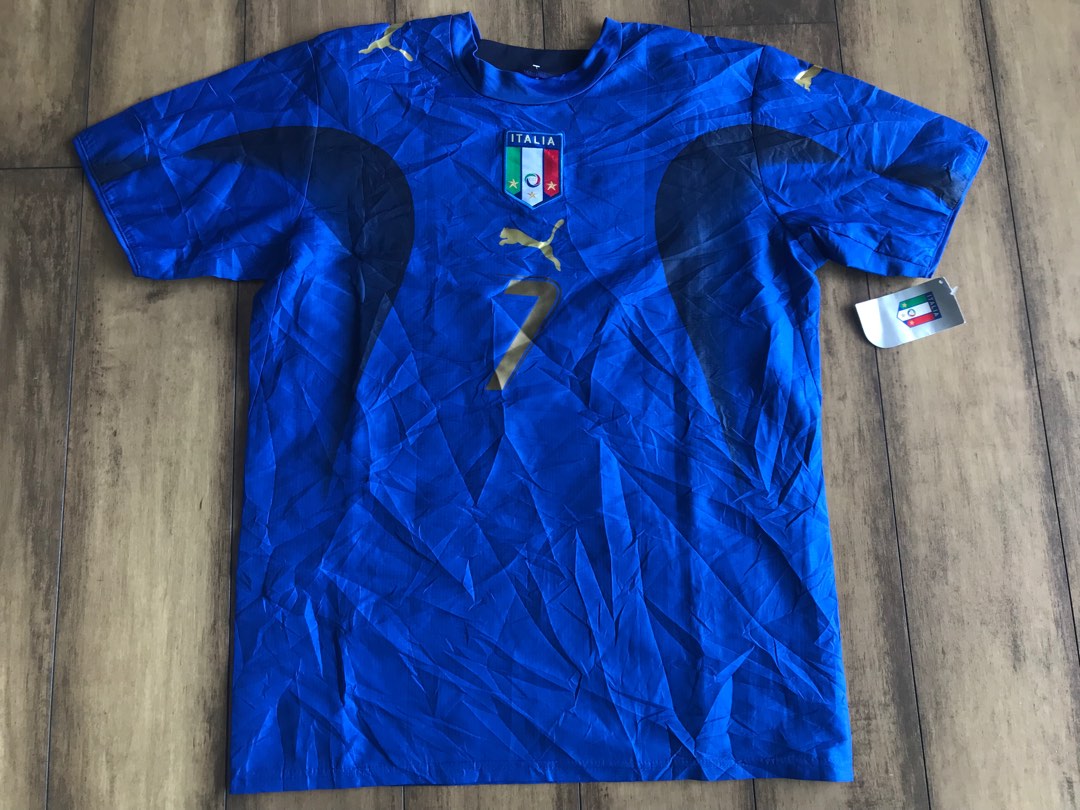 Italy World Cup 2006 Home Shirt #7 DEL PIERO (Very Good) L