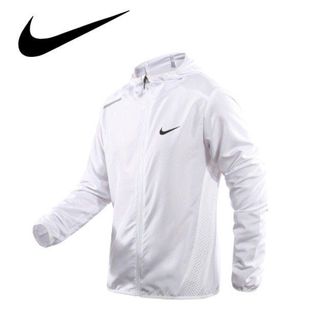White nike windbreaker mens on sale