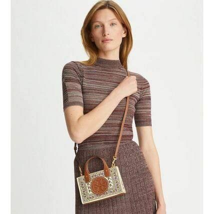 Tory burch ella printed mini deals tote