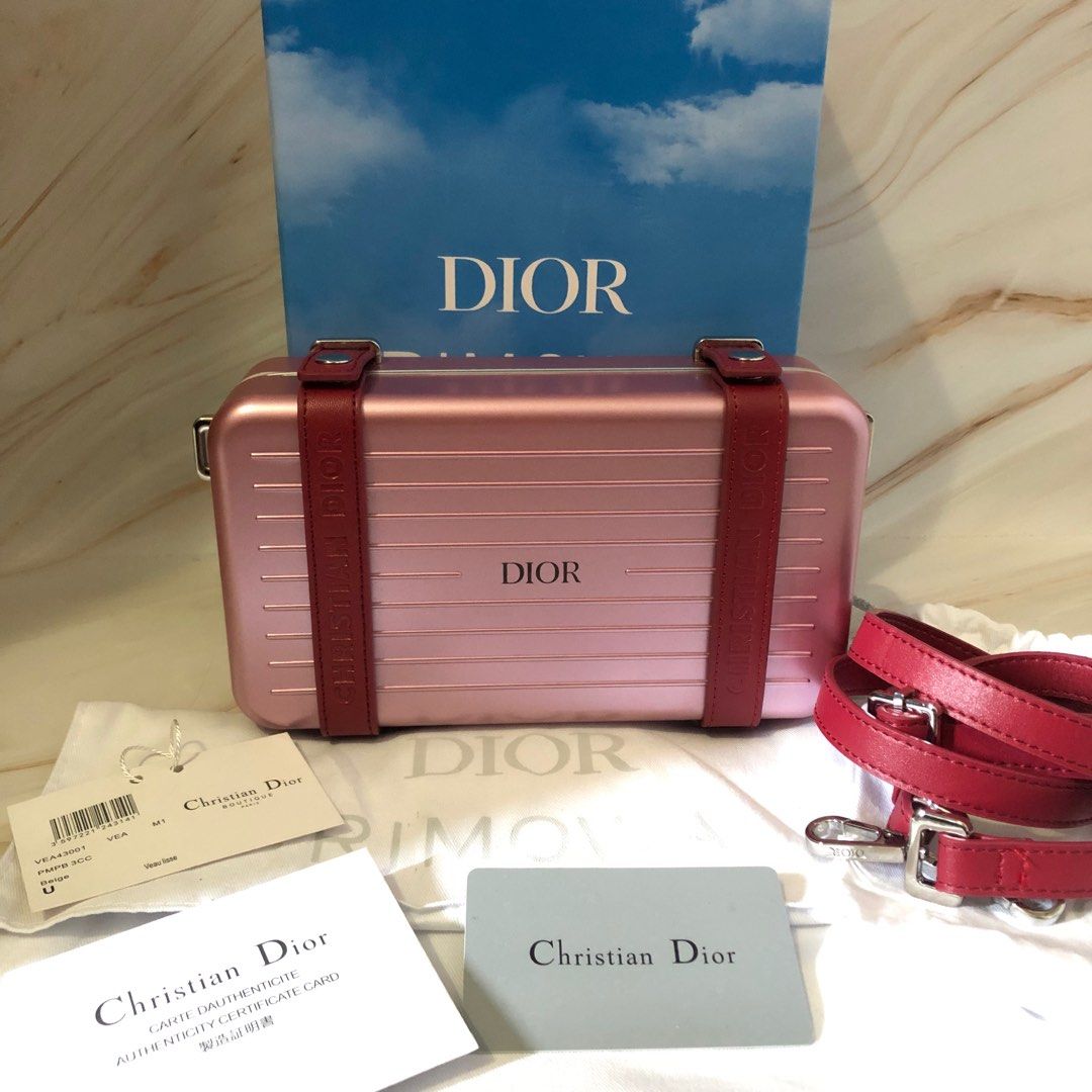 X Rimowa Silver Personal Clutch On Strap Bag main image 0