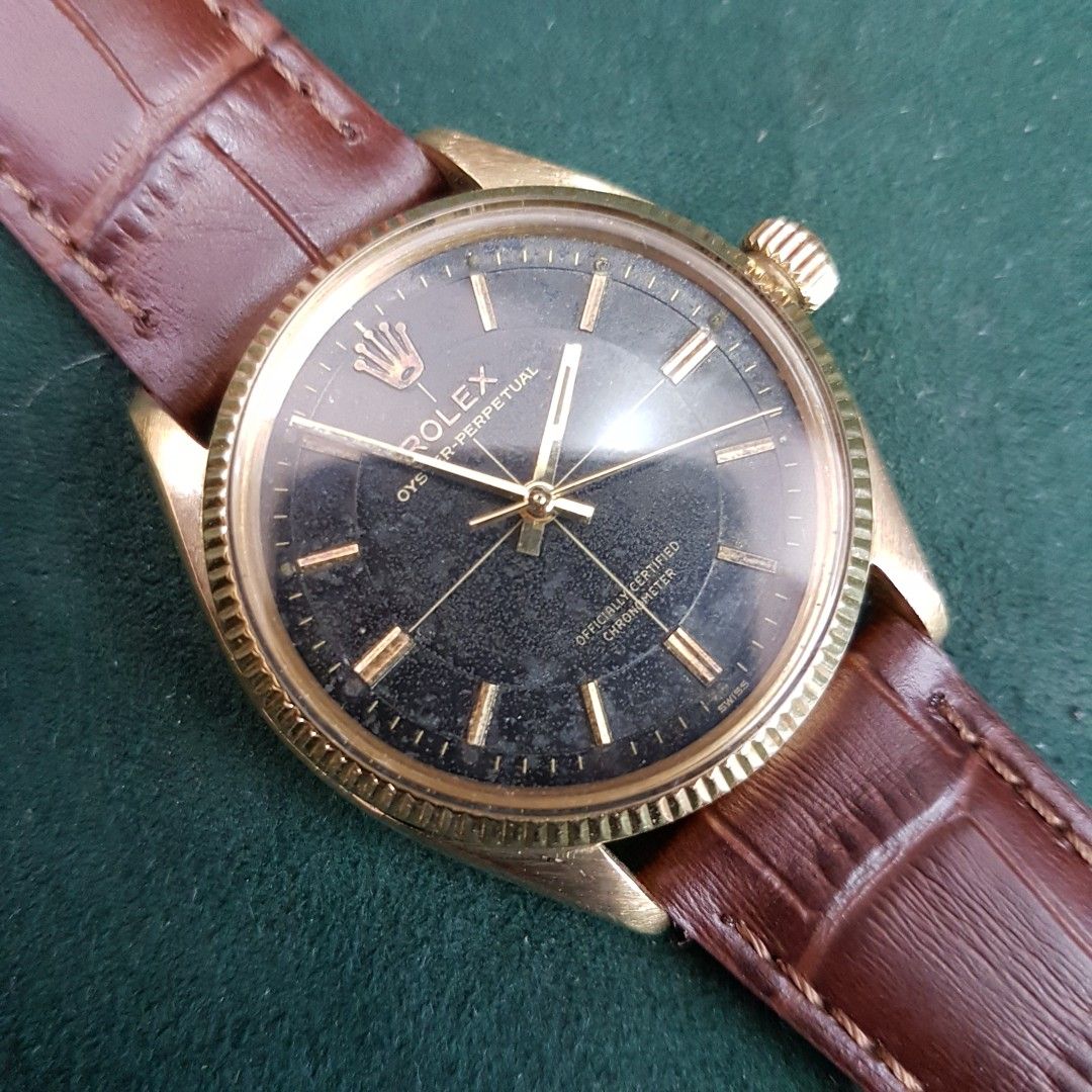 Rolex 6567 Oyster Perpetual 18k Gold No Date 1960 Luxury