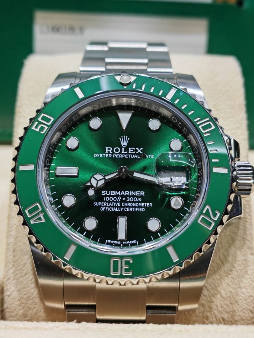 Rolex Submariner Green Hulk 40mm 2018