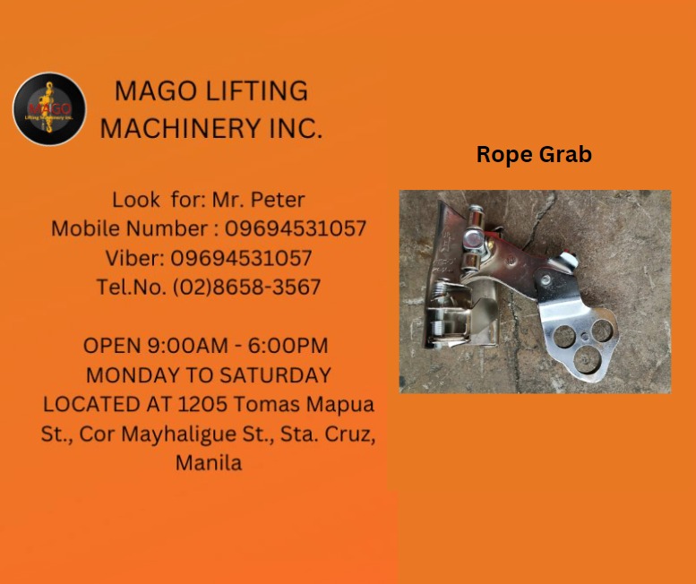 Rope Grab, Commercial & Industrial, Construction Tools & Equipment on