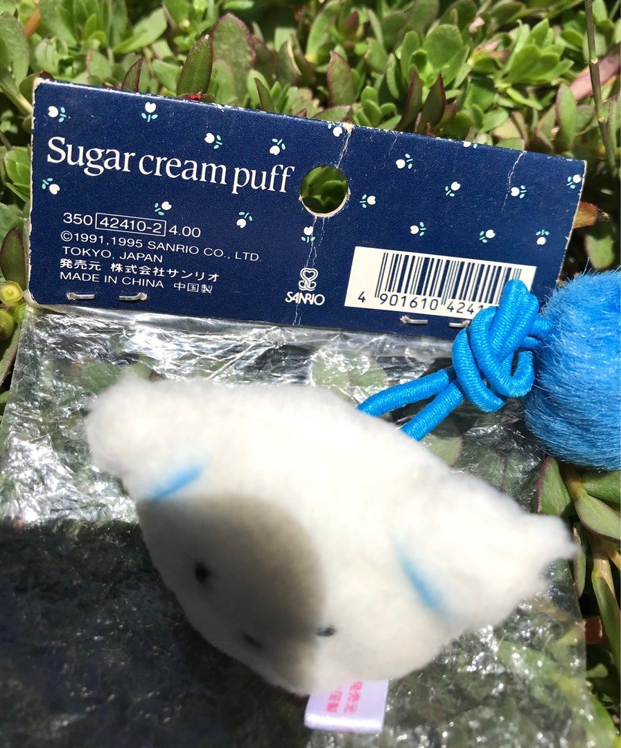SANRIO 1991.1995 SUGAR CREAM PUFF HAIR TIE, Hobbies & Toys, Toys & Games on Carousell
