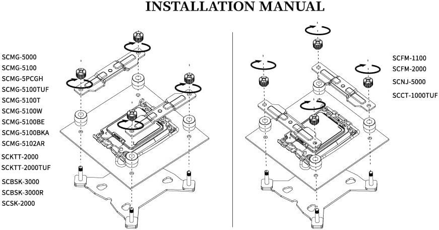 Scythe Series LGA 1700 Mounting Kit, Computers & Tech, Parts ...
