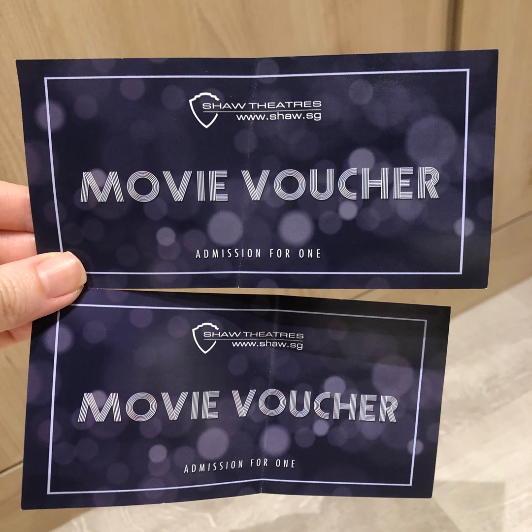 Shaw Movie Voucher, Tickets & Vouchers, Vouchers on Carousell