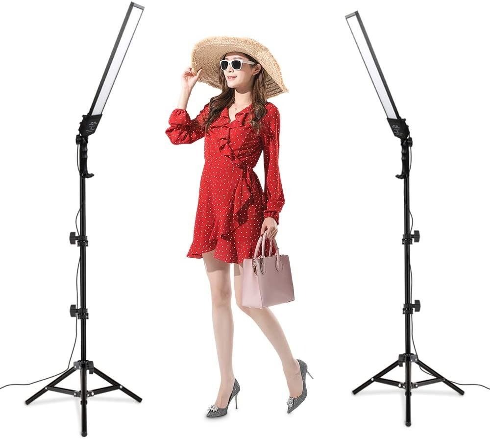 SHOP WARRANTY SPECIAL SALE) Heorryn Photography Studio LED Lighting Kit  Bi-Color with 288PCS LED 3200-5500K Dimmable Video Light and 2M Adjustable  Light Stand Tripod for YouTube Video Filming Portraits, Photography,  Photography